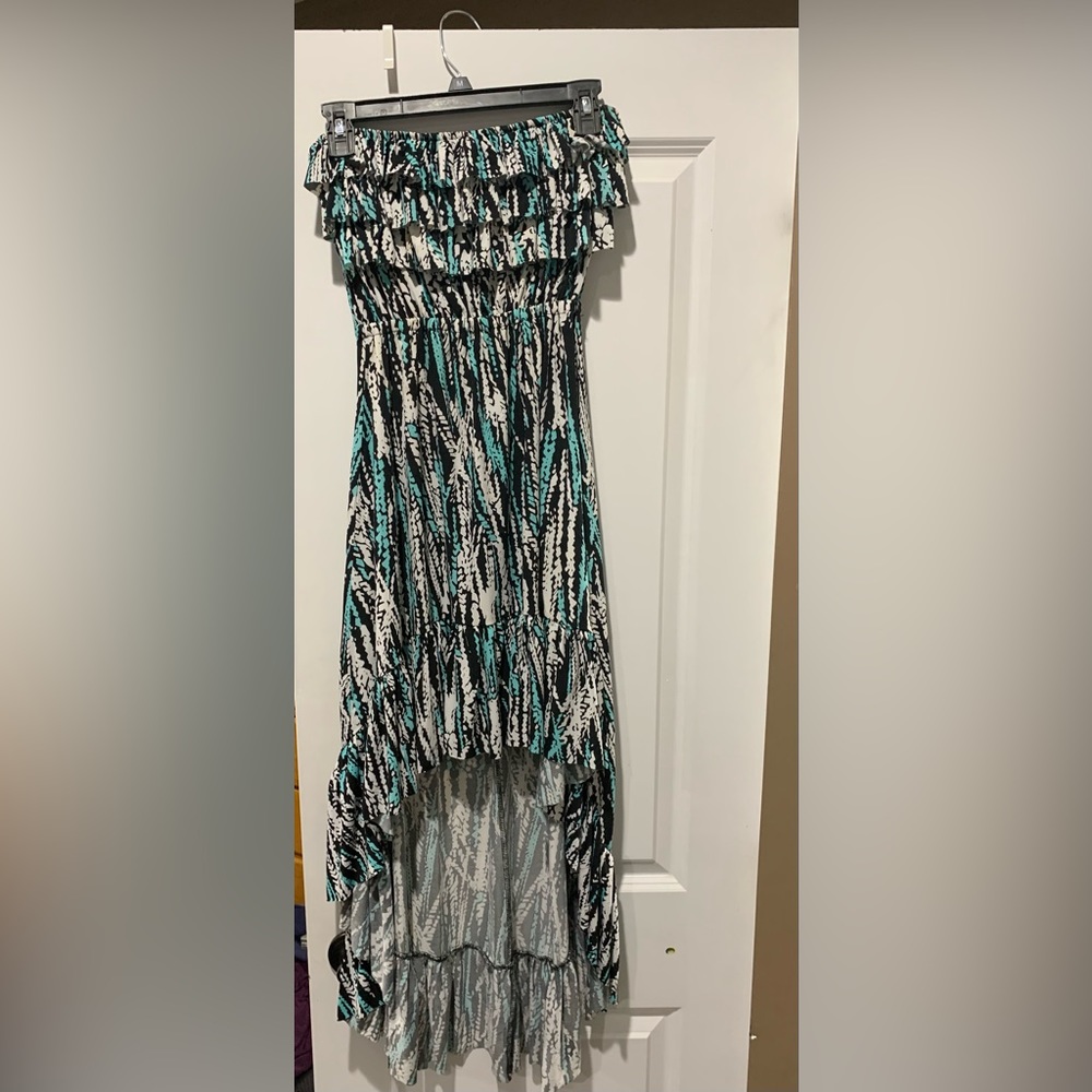 Strapless summer dress